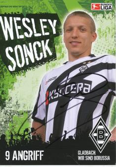 Wesley Sonck  2006/2007  Borussia Mönchengladbach  Fußball  Autogrammkarte original signiert 
