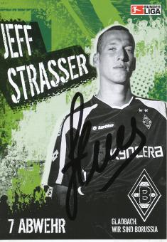 Jeff Strasser  2005/2006  Borussia Mönchengladbach  Fußball  Autogrammkarte original signiert 