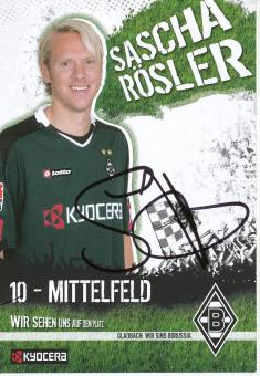 Sascha Rösler  2007/2008  Borussia Mönchengladbach  Fußball  Autogrammkarte original signiert 