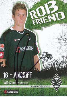 Rob Friend  2007/2008  Borussia Mönchengladbach  Fußball  Autogrammkarte original signiert 
