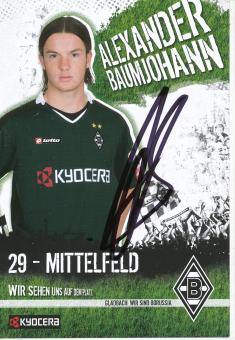 Alexander Baumjohann  2007/2008  Borussia Mönchengladbach  Fußball  Autogrammkarte original signiert 
