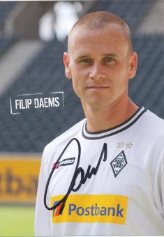 Filip Daems  2010/2011  Borussia Mönchengladbach  Fußball  Autogrammkarte original signiert 