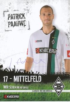 Patrick Paauwe  2008/2009  Borussia Mönchengladbach  Fußball  Autogrammkarte original signiert 