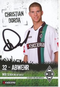 Christian Dorda  2008/2009  Borussia Mönchengladbach  Fußball  Autogrammkarte original signiert 
