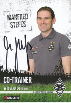 Manfred Stefes  2008/2009  Borussia Mönchengladbach  Fußball  Autogrammkarte original signiert 