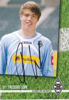 Frederic Löhe  2009/2010  Borussia Mönchengladbach  Fußball  Autogrammkarte original signiert 