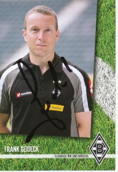 Frank Gedeck  2009/2010  Borussia Mönchengladbach  Fußball  Autogrammkarte original signiert 