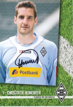 Christofer Heimeroth  2009/2010  Borussia Mönchengladbach  Fußball  Autogrammkarte original signiert 
