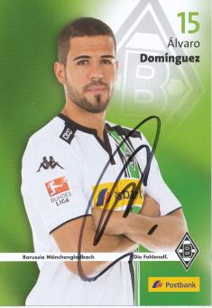 Alvaro Dominguez  2015/2016  Borussia Mönchengladbach  Fußball  Autogrammkarte original signiert 