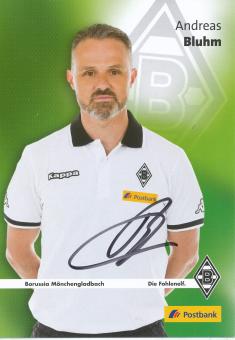 Andreas Bluhm  2015/2016  Borussia Mönchengladbach  Fußball  Autogrammkarte original signiert 
