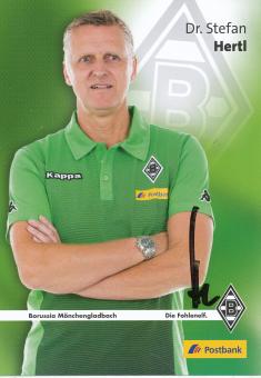 Dr. Stefan Hertl  2015/2016  Borussia Mönchengladbach  Fußball  Autogrammkarte original signiert 