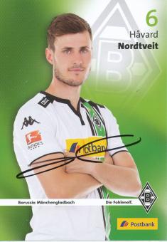 Havard Nordtveit  2015/2016  Borussia Mönchengladbach  Fußball  Autogrammkarte original signiert 