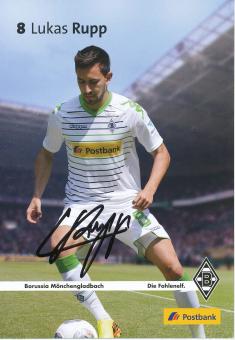 Lukas Rupp  2013/2014  Borussia Mönchengladbach  Fußball  Autogrammkarte original signiert 