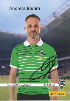 Andreas Bluhm  2013/2014  Borussia Mönchengladbach  Fußball  Autogrammkarte original signiert 