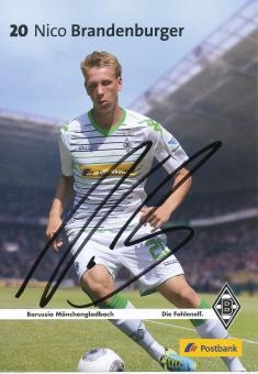 Nico Brandenburger  2013/2014  Borussia Mönchengladbach  Fußball  Autogrammkarte original signiert 