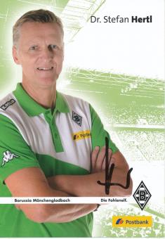 Dr.Stefan Hertl  2014/2015  Borussia Mönchengladbach  Fußball  Autogrammkarte original signiert 