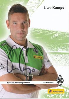 Uwe Kamps  2014/2015  Borussia Mönchengladbach  Fußball  Autogrammkarte original signiert 