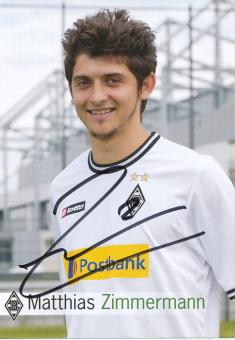 Matthias Zimmermann  2011/2012  Borussia Mönchengladbach  Fußball  Autogrammkarte original signiert 