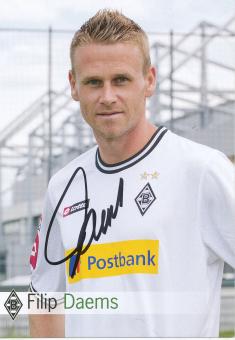Filip Daems  2011/2012  Borussia Mönchengladbach  Fußball  Autogrammkarte original signiert 