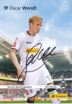 Oscar Wendt  2012/2013  Borussia Mönchengladbach  Fußball  Autogrammkarte original signiert 