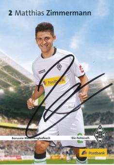 Matthias Zimmermann  2012/2013  Borussia Mönchengladbach  Fußball  Autogrammkarte original signiert 