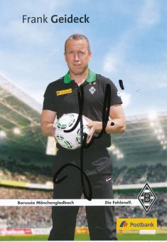 Frank Geideck   2012/2013  Borussia Mönchengladbach  Fußball  Autogrammkarte original signiert 