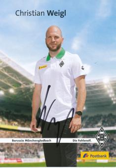 Christian Weigl   2012/2013  Borussia Mönchengladbach  Fußball  Autogrammkarte original signiert 