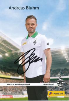 Andreas Bluhm   2012/2013  Borussia Mönchengladbach  Fußball  Autogrammkarte original signiert 