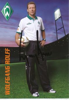 Wolfgang Rolff  2008/2009  SV Werder Bremen  Fußball Autogrammkarte original signiert 