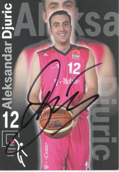 Aleksandar Djuric  Telekom Baskets Bonn  Basketball  Fußball Autogrammkarte original signiert 