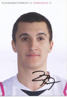 Zvonko Buljan  Telekom Baskets Bonn  Basketball  Fußball Autogrammkarte original signiert 