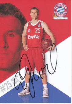 Anton Gavel  FC Bayern München  Basketball  Fußball Autogrammkarte original signiert 