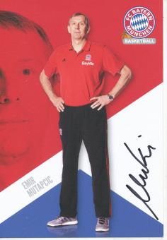 Emir Mutapcic  FC Bayern München  Basketball  Fußball Autogrammkarte original signiert 