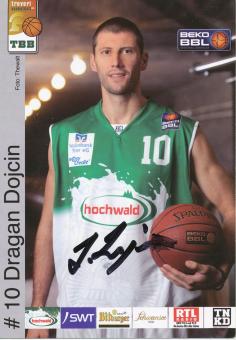 Dragan Dojcin  TBB Trier  Basketball  Fußball Autogrammkarte original signiert 