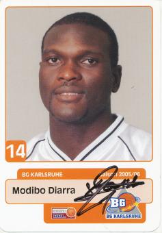 Modibo Diarra  BG Karlsruhe  Basketball  Fußball Autogrammkarte original signiert 