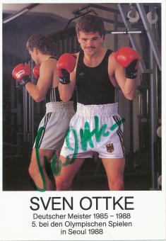 Sven Ottke  Boxen  Autogrammkarte original signiert 