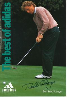 Bernhard Langer  Golf   Autogrammkarte  original signiert 
