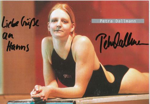 Petra Dallmann  Schwimmen  Autogrammkarte  original signiert 
