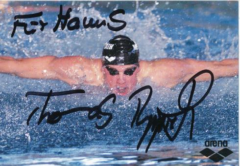 Thomas Rupprath  Schwimmen  Autogrammkarte  original signiert 