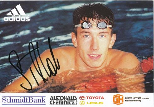 Stev Theloke  Schwimmen  Autogrammkarte  original signiert 
