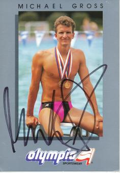 Michael Gross  Schwimmen  Autogrammkarte  original signiert 