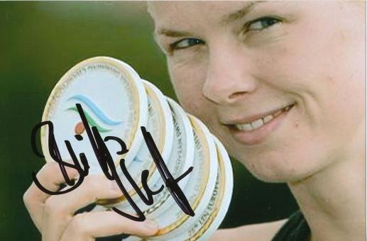Britta Steffen  Schwimmen  Autogramm Foto original signiert 
