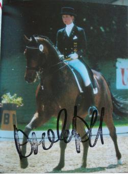 Nicole Uphoff  Reiten  Autogramm Foto original signiert 