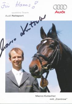 Marco Kutscher  Reiten  Autogrammkarte  original signiert 