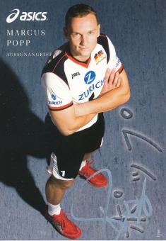 Marcus Popp  Volleyball  Autogrammkarte  original signiert 