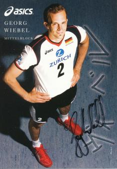 Georg Wiebel  Volleyball  Autogrammkarte  original signiert 
