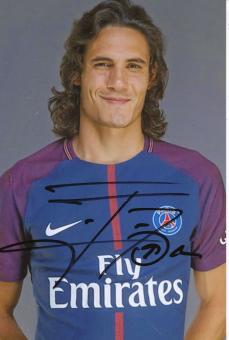 Edison Cavani   PSG  Paris Saint Germain  Fußball Autogramm Foto original signiert 