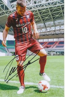 Lukas Podolski  Vissel Kobe  Japan  Fußball Autogramm Foto original signiert 
