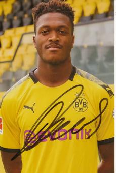 Dan Axel Zagadou  Borussia Dortmund  Fußball Autogramm Foto original signiert 