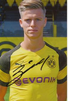 Dzenis Burnic  Borussia Dortmund  Fußball Autogramm Foto original signiert 